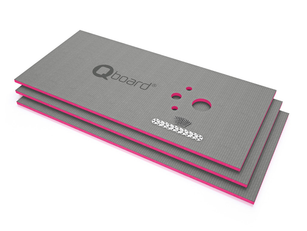Qboard® quick Qboard® quick Montageset zur Verkleidung von WC-Vorwandelementen