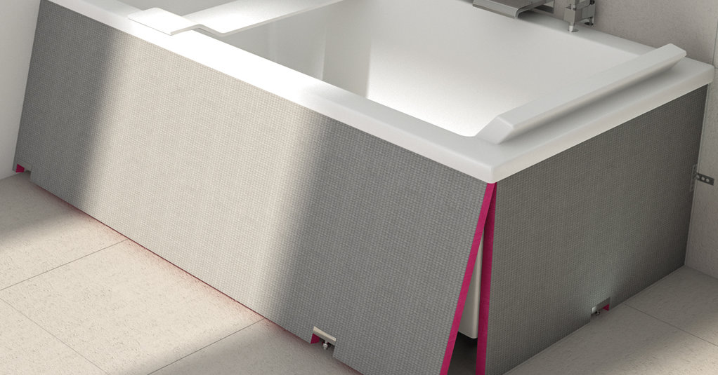 Wedi Bathboard Wannenverkleidung für wandseitig platzierte Badewannen Bauplatte 