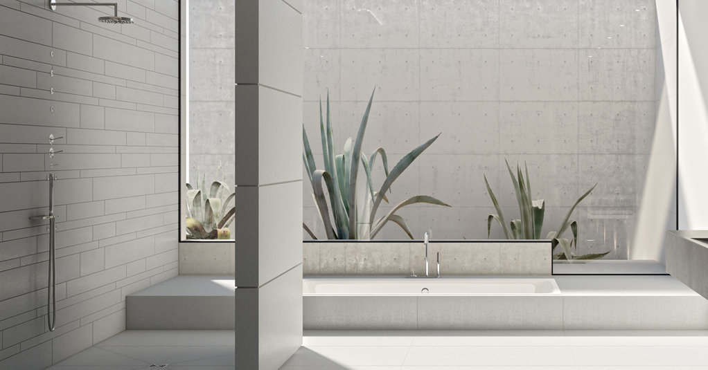 Build your own bathroom partition wall with Qboard