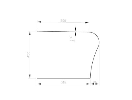 Schablone zum Bau einer Sitzbank ohne Lehne aus Qboard Bauplatten: Form G