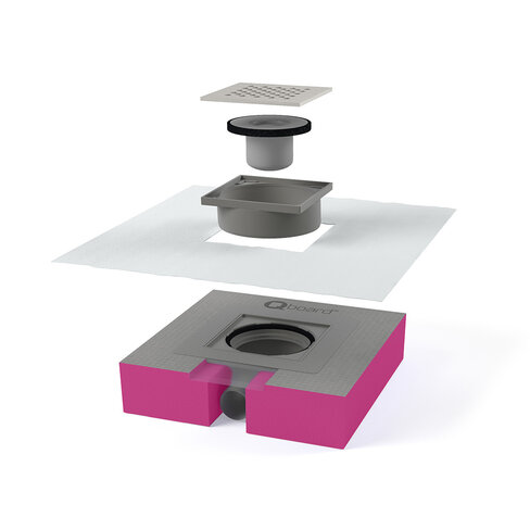 Duschelement Qboard® liquid nova mini 