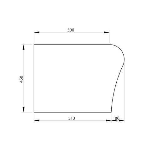 Schablone zum Bau einer Sitzbank ohne Lehne aus Qboard Bauplatten: Form D